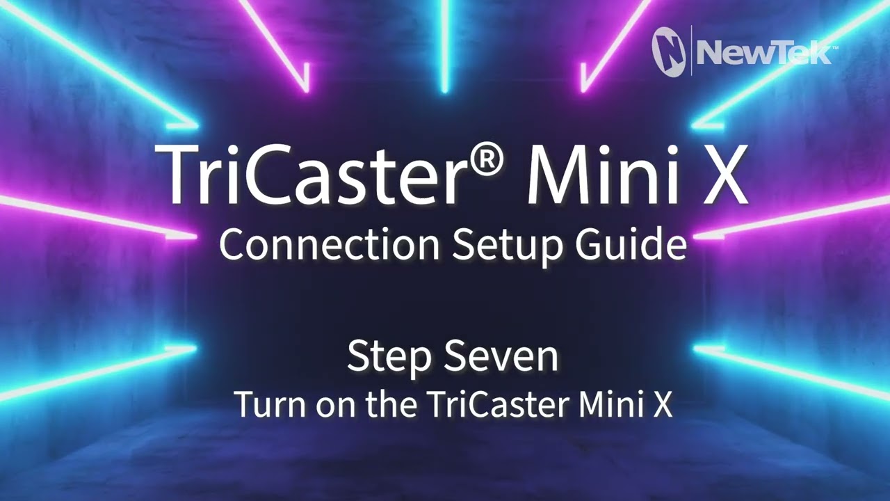 Настройка NewTek TriCaster Mini X