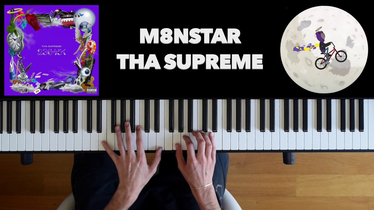 m8nstar (Piano Cover + Download Spartito) - tha Supreme