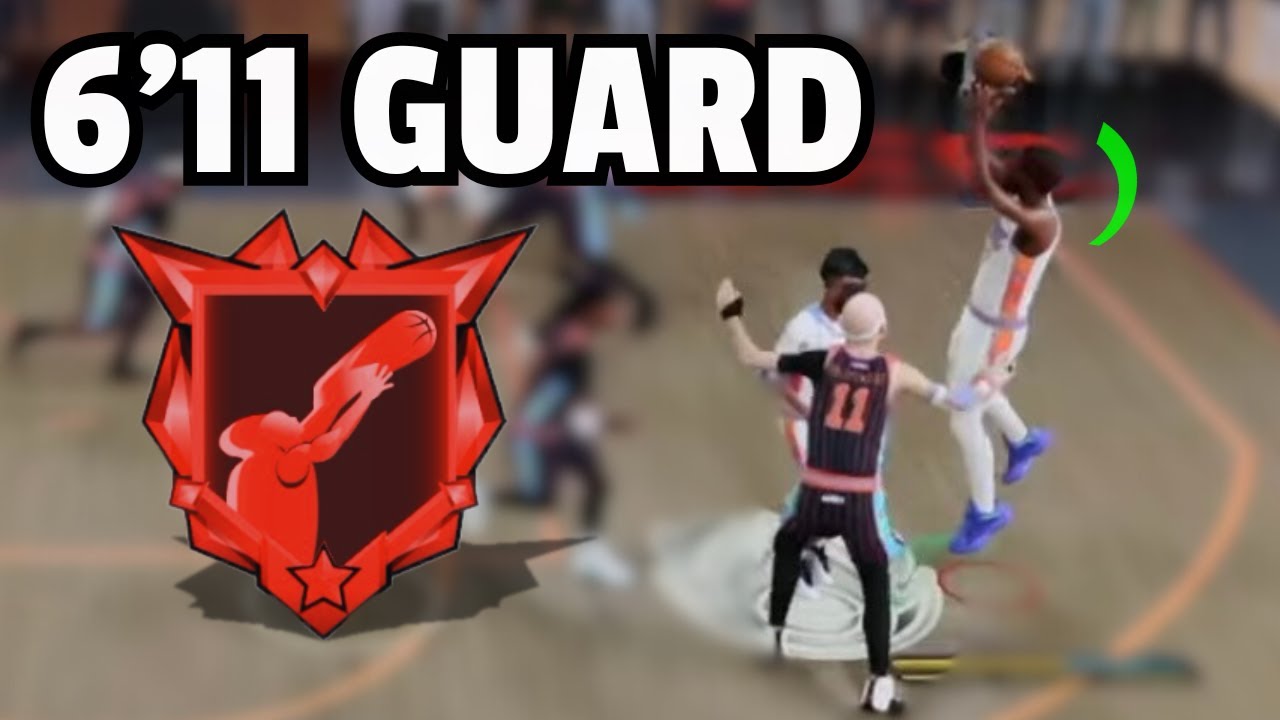 This 6'11 SHOT-ERASING PLAYSLASH DOMINATES the RANDOM REC CENTER on NBA 2k26...