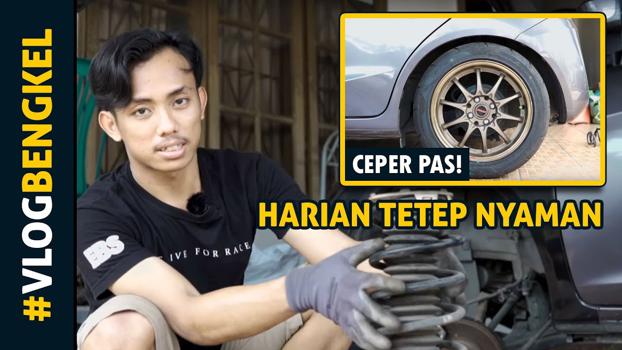 TUTORIAL CEPERIN MOBIL DAN GANTI PER VELG DI RUMAH | DIPAKAI TETEP NYAMAN ANTI GASRUK !! #DIRUMAHAJA