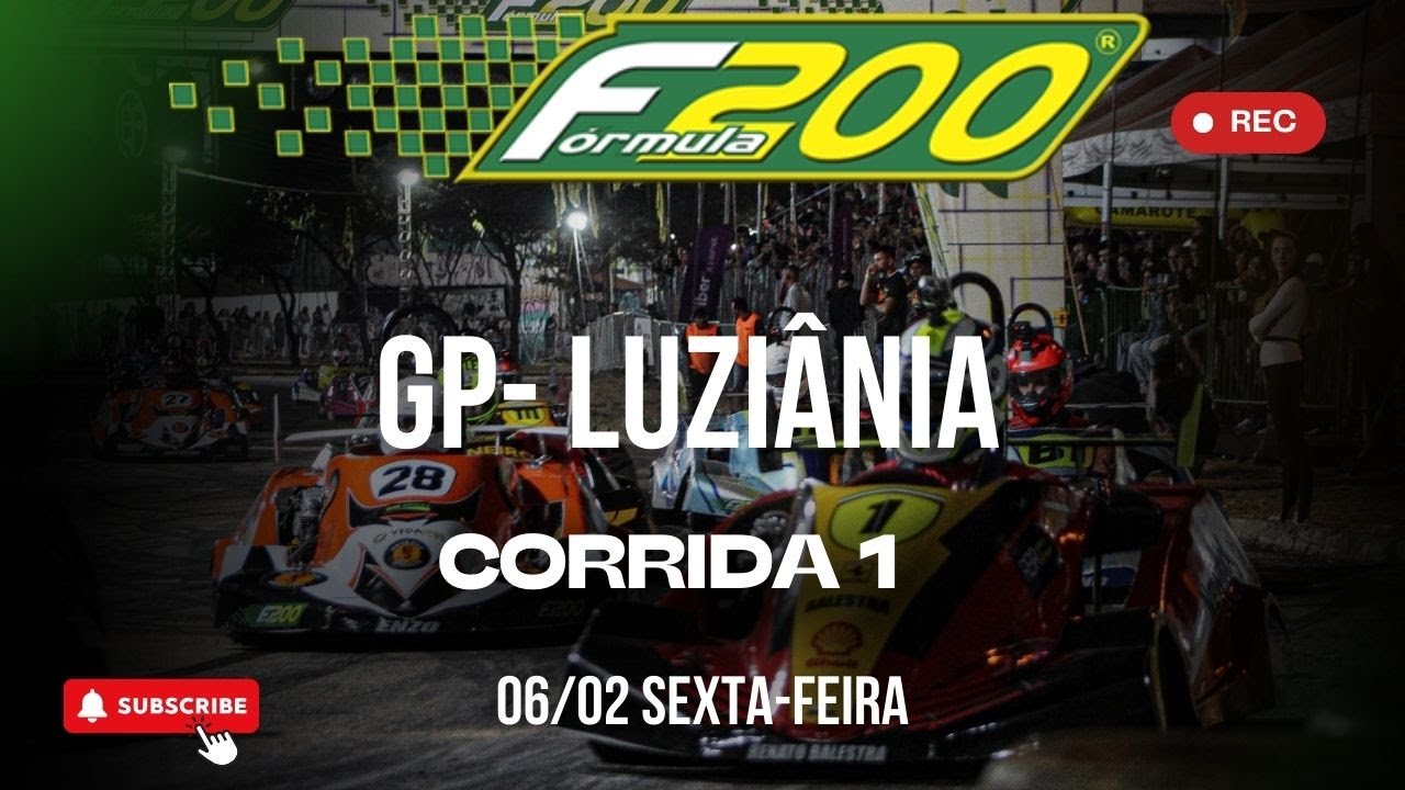 FÓRMULA 200 | Corrida 1 | |6ª ETAPA TEMPORADA 2025 | GP  LUZIÂNIA