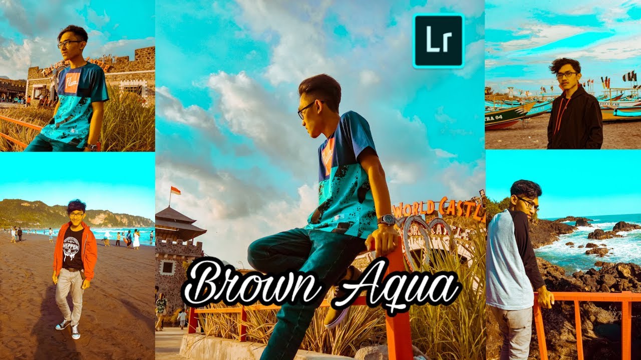 Lightroom Free Preset Download | Tutorial Edit Foto Ala Selebgram Aqua and Brown