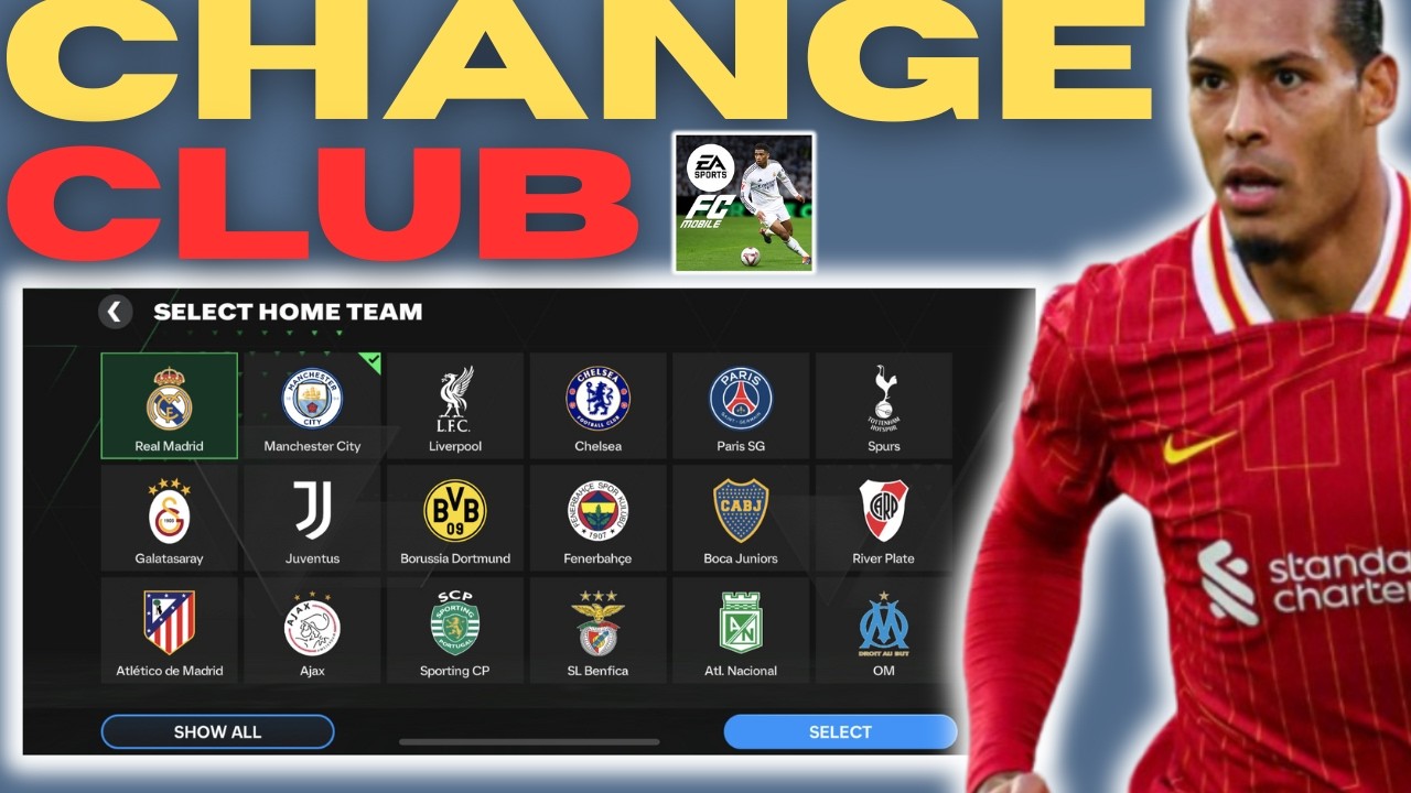 Как сменить клуб в FC Mobile | Change Your Team 2025