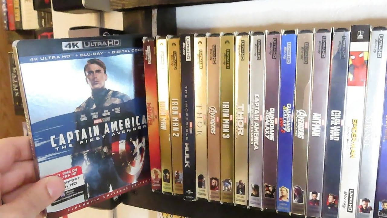 Marvel MCU 4k Steelbook And Slip Cover Collection