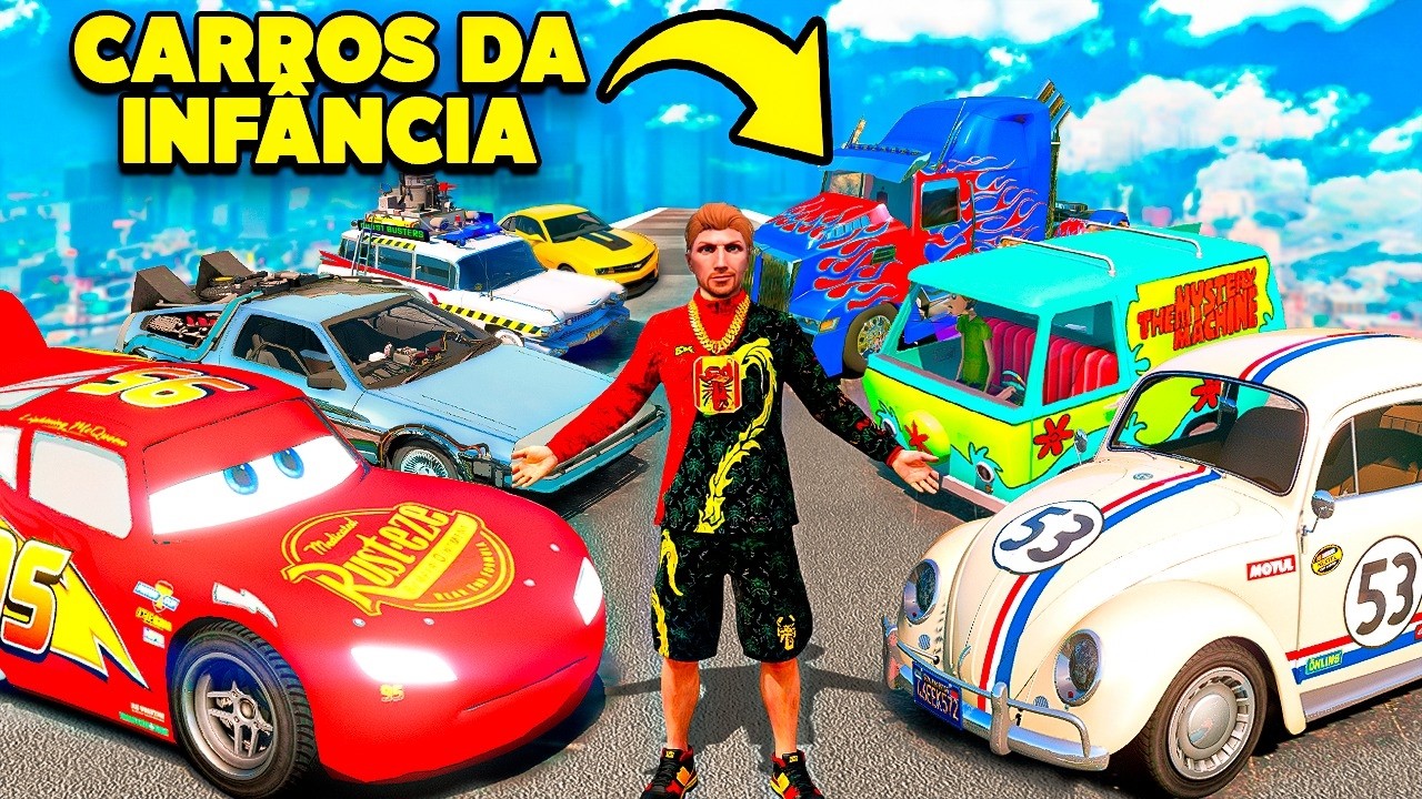 Colecionando CARROS da INFÂNCIA no GTA 5 RP!