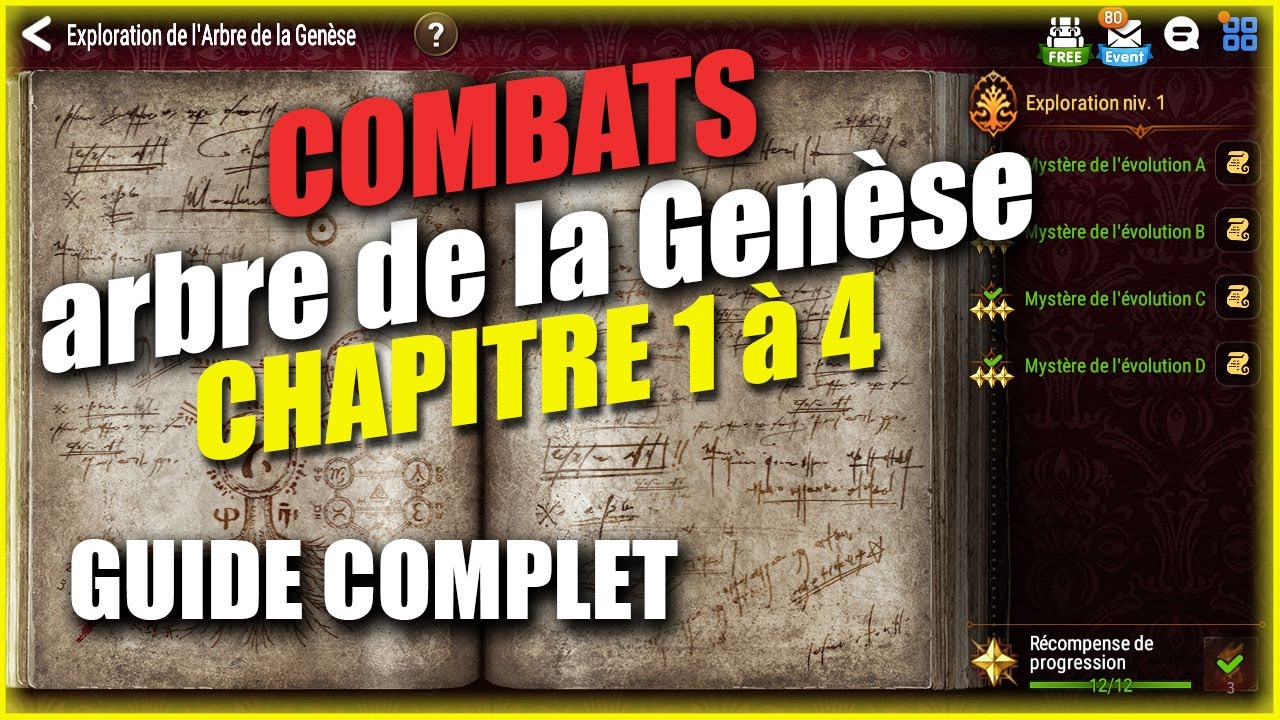★★★ Comment faire les combats de l'arbre de la Genèse ? épisode 5 - Guide Epic Seven 2023