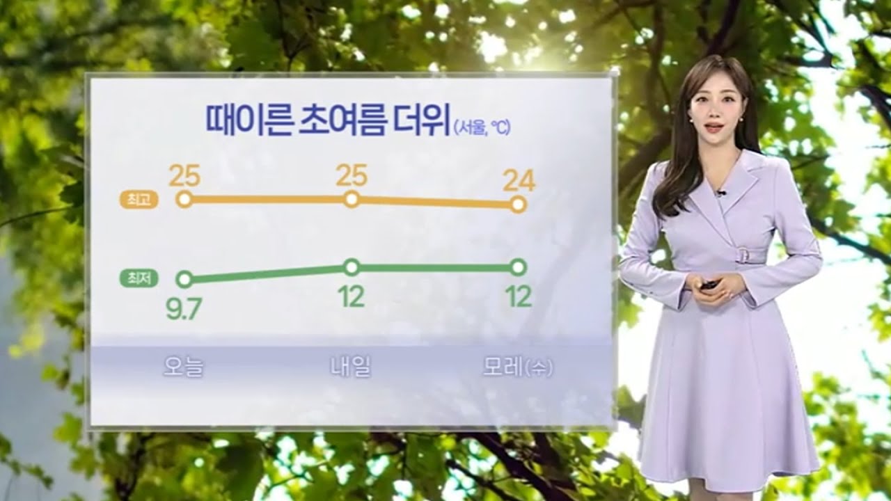 [날씨] 때이른 초여름 더위&hellip;내일 서울 낮 25도 / 연합뉴스TV (YonhapnewsTV)