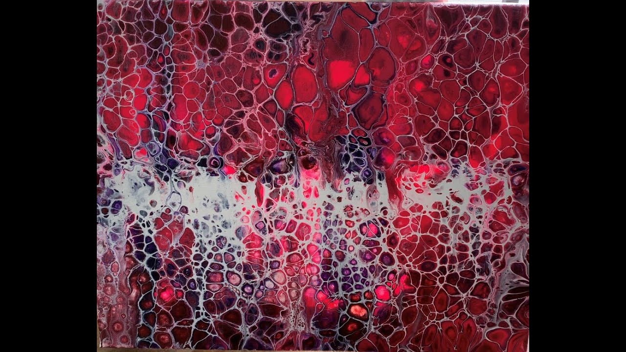 Love Sick - Acrylic Pouring Swipe with OGX Coconut Milk Serum for CELLS