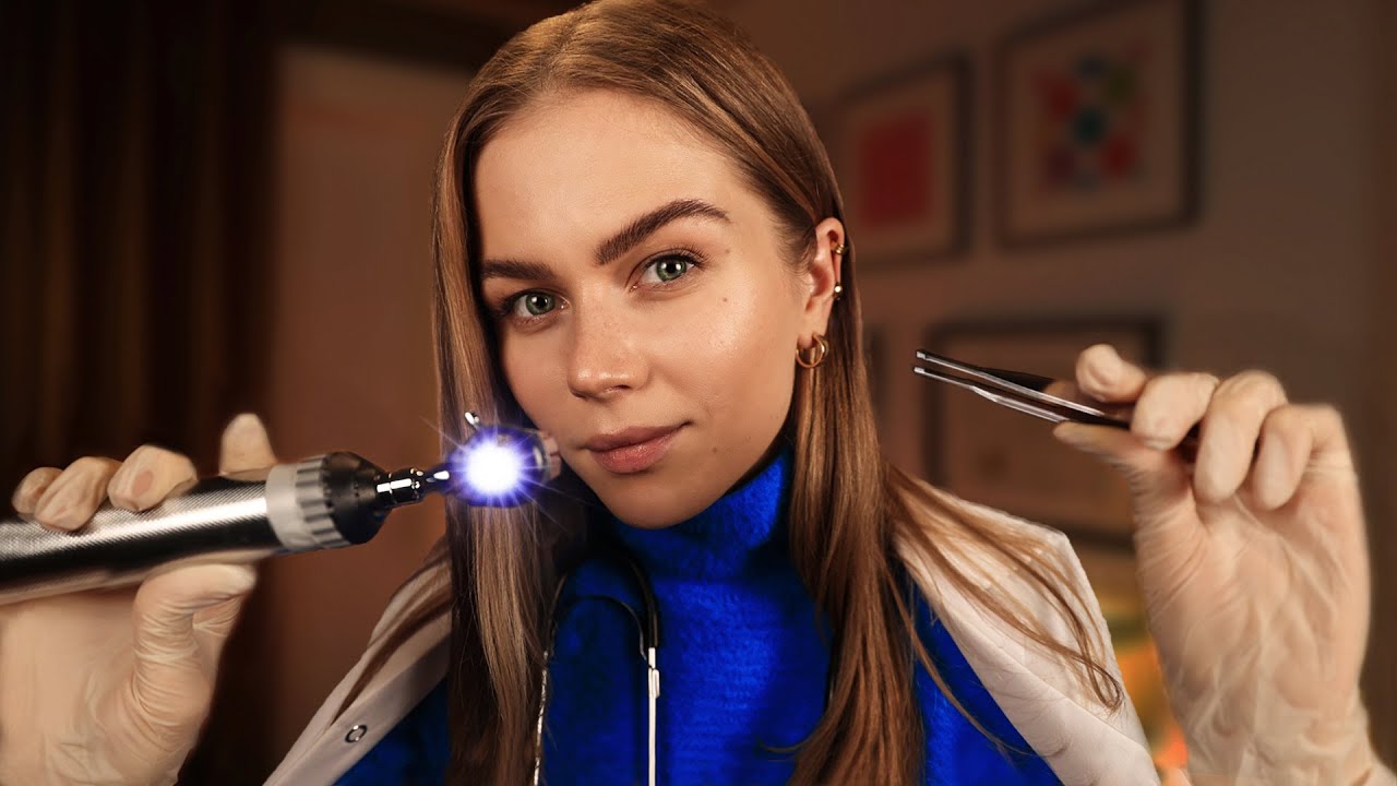 ASMR There Is Something in Your Eye. The E.R Dr. Fix It and Examine Your Eyes