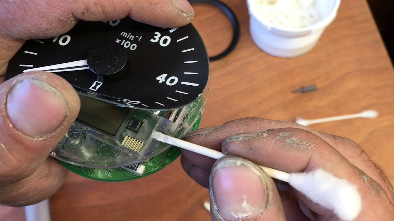 Yanmar Hour meter repair, LCD display marine