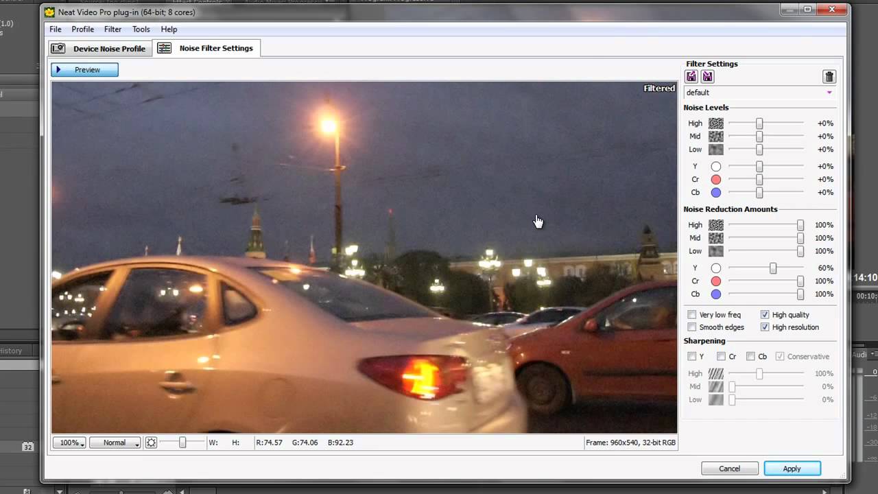 Neat Video v3: Building a Good Noise Profile (2/2)