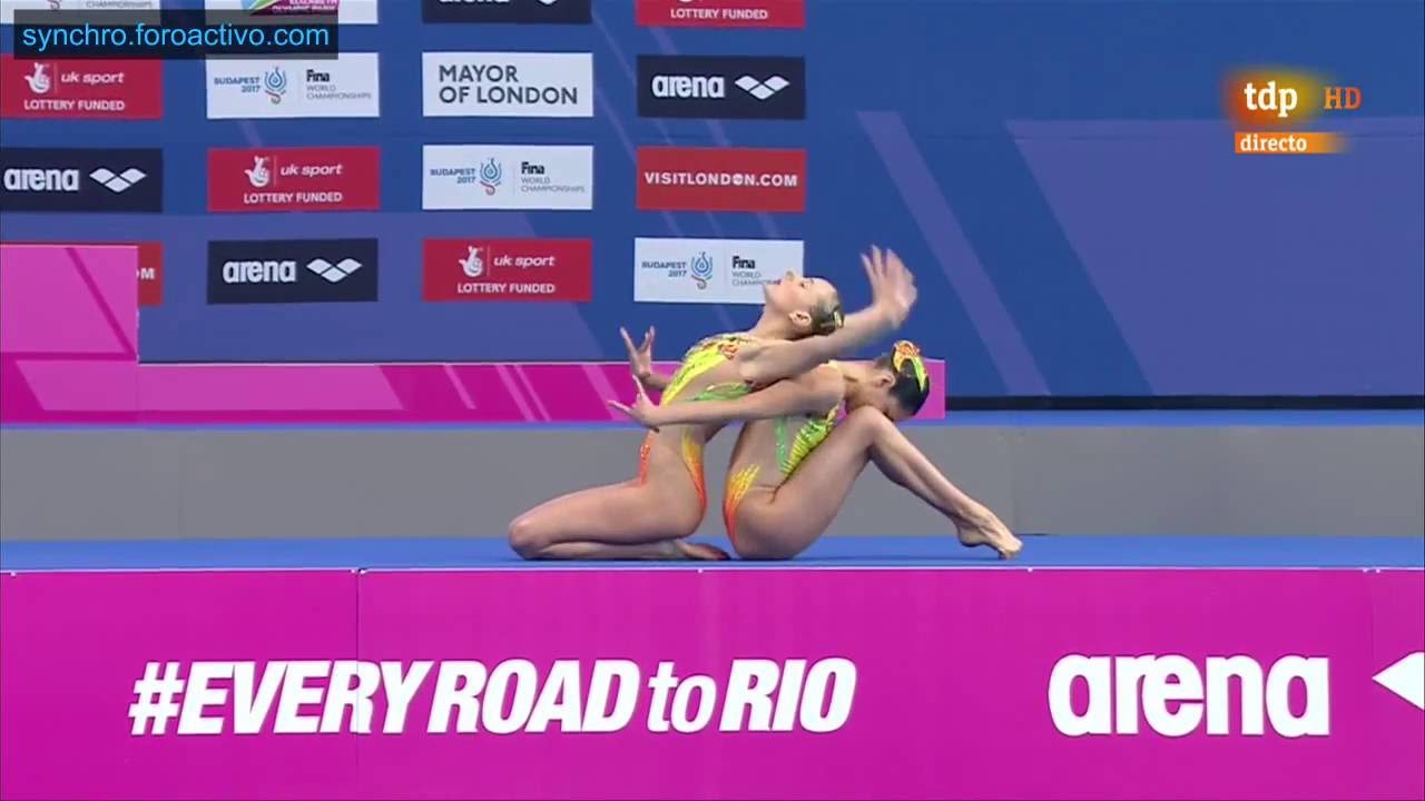 Linda Cerruti/Costanza Ferro (ITA) Duet Technical Final London European Aquatics Championships 2016