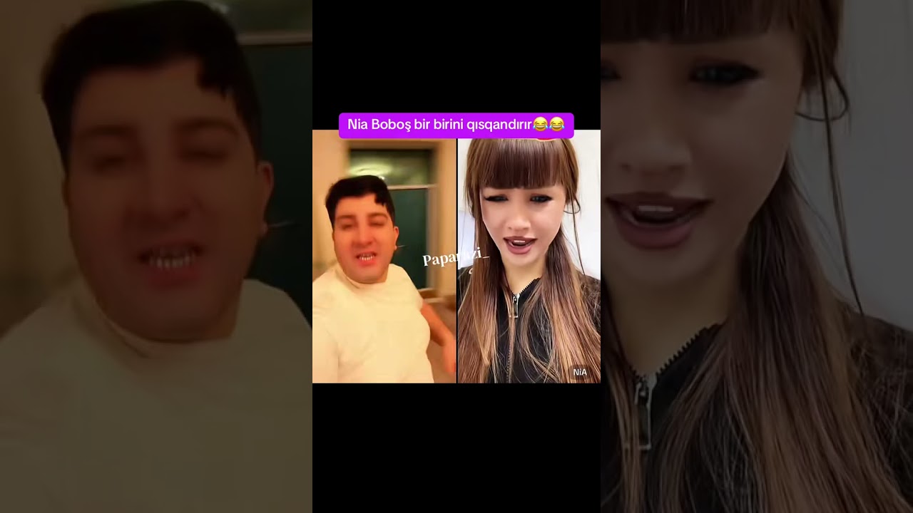 Nia Boboş bir birini qısqandırır😅🤣 #babos #nia #g&uuml;lmelivideolar #tiktokvideolari #shorts