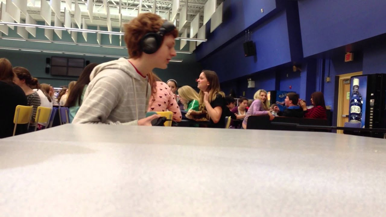 Awkward Ginger Dancing in Front of Many People