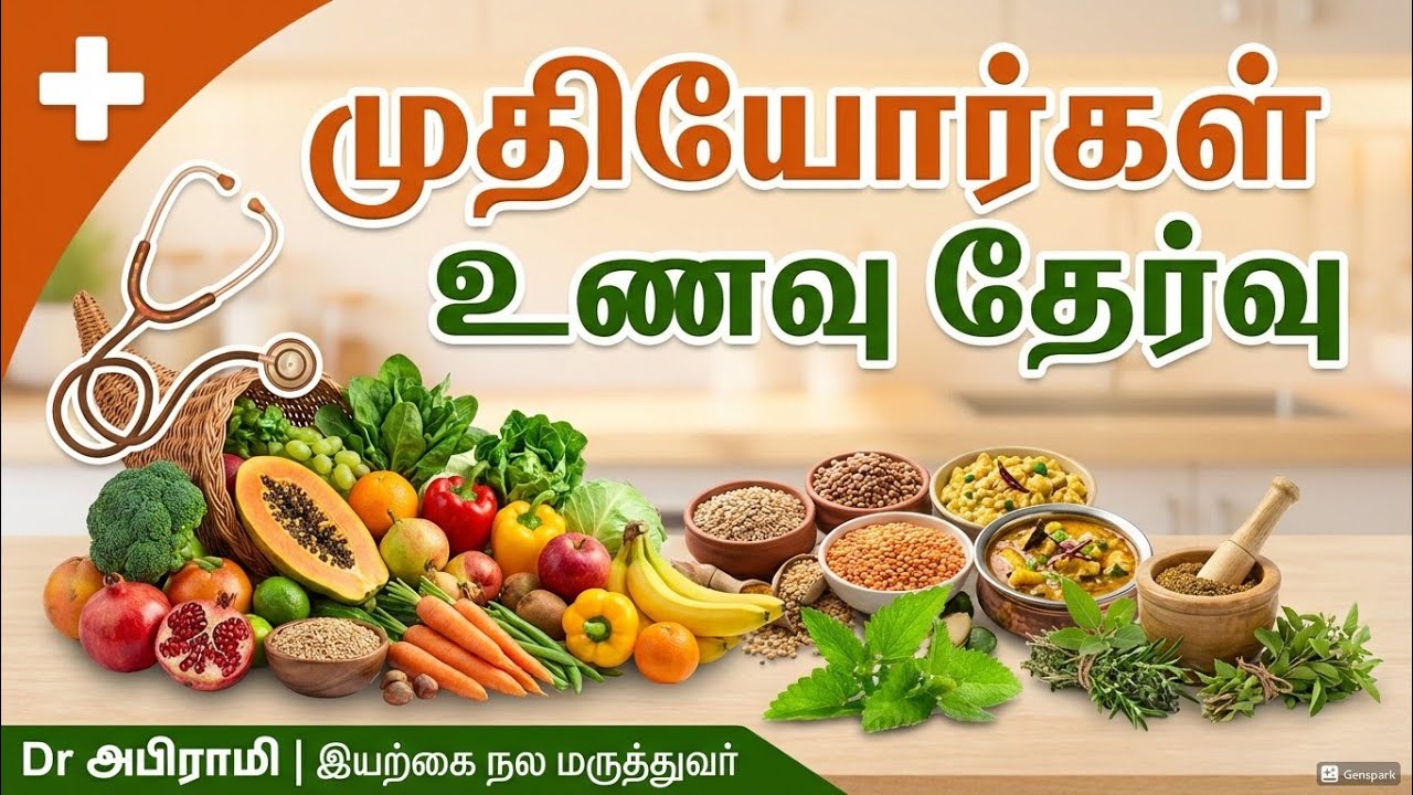இனி தவறு வேண்டாம்! முதியோர் உணவு – சரியான தேர்வு அவசியம் | Dr அபிராமி ஆலோசனை #geriatriccare 
