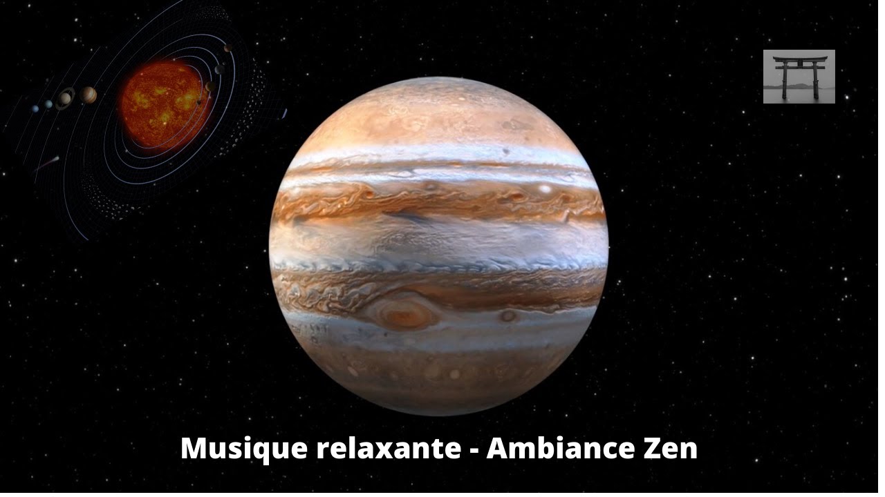 🌗🌗🌗 L'espace relaxation &agrave; l'infini - Plan&egrave;te JUPITER -  Full HD &ndash; Ambiance- ASMR 🌗🌗🌗