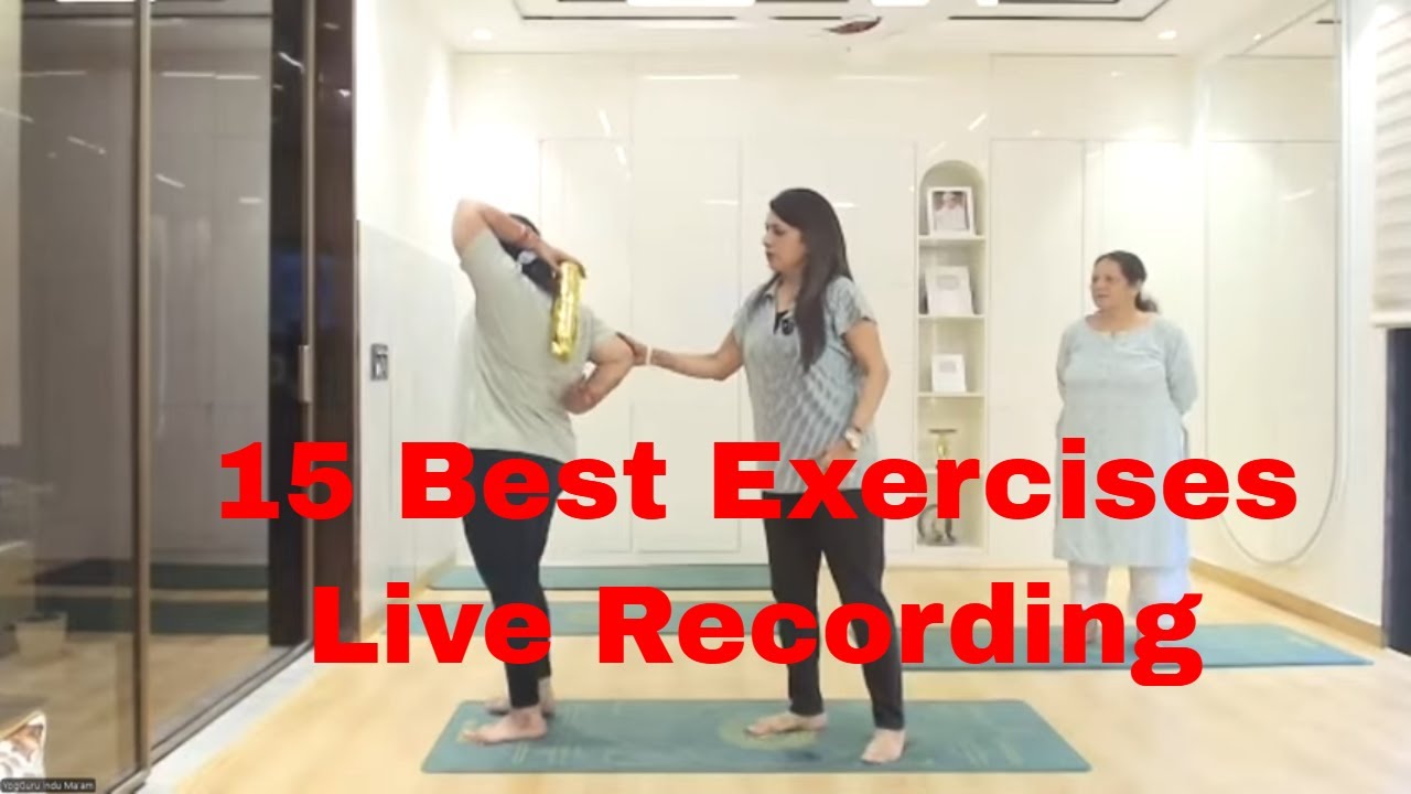 Live recording 15 Best Stretching exercises 15 Oct 2025 Mor Weight Loss Yoga + Cardio + Aerobics