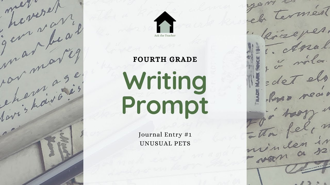 Fourth Grade Writing Prompt #1:  Unusual Pets