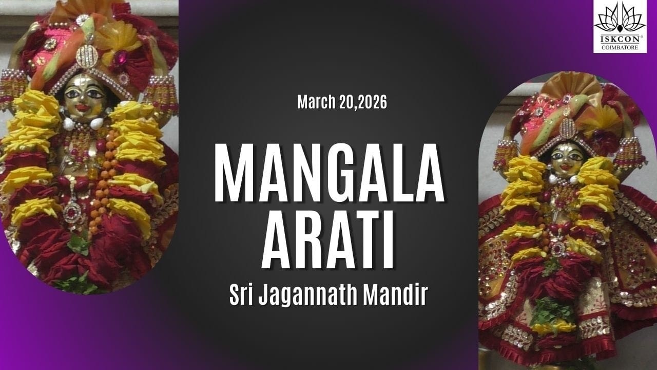 Mangala Arati - 20-03-2026