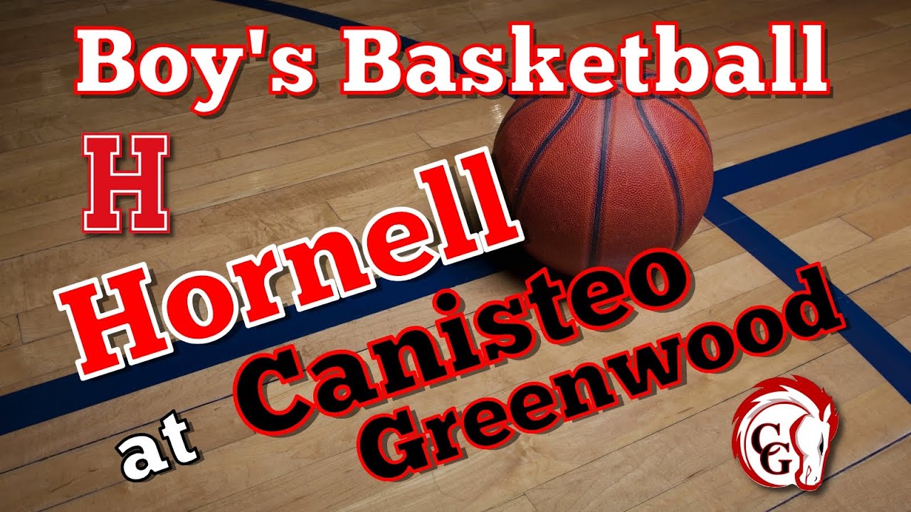 Hornell Red Raiders at Canisteo-Greenwood Chargers Boy's Varsity Basketball