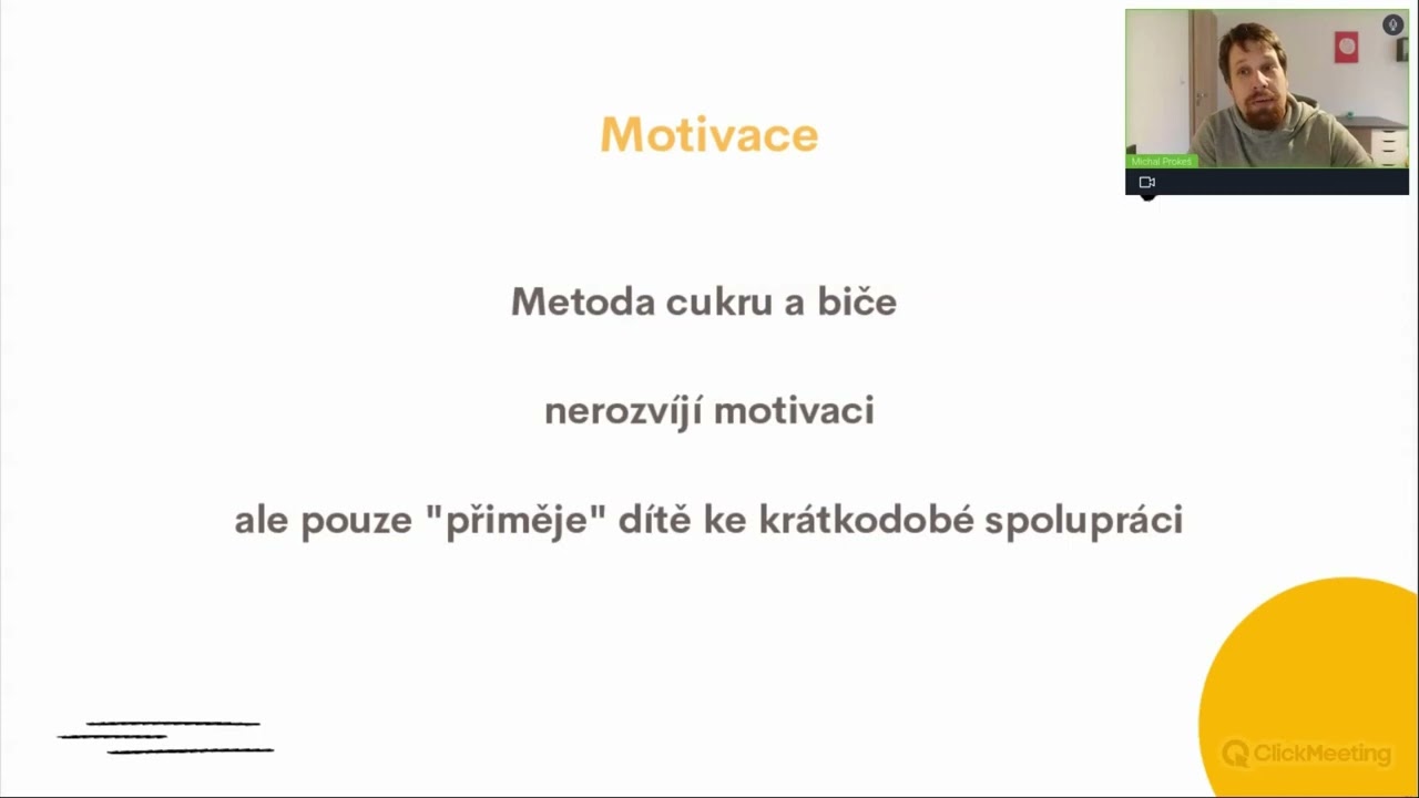 Vnější a vnitřní motivace od Michala z eduall