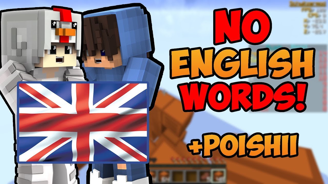 [Mega Witzig] No-English Words mit Poishii! | Bedwars