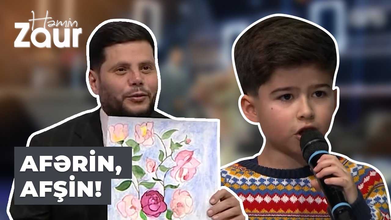 Həmin Zaur | 9 yaşlı Afşinin əl qabiliyyəti Zaur Kamalı heyran etdi