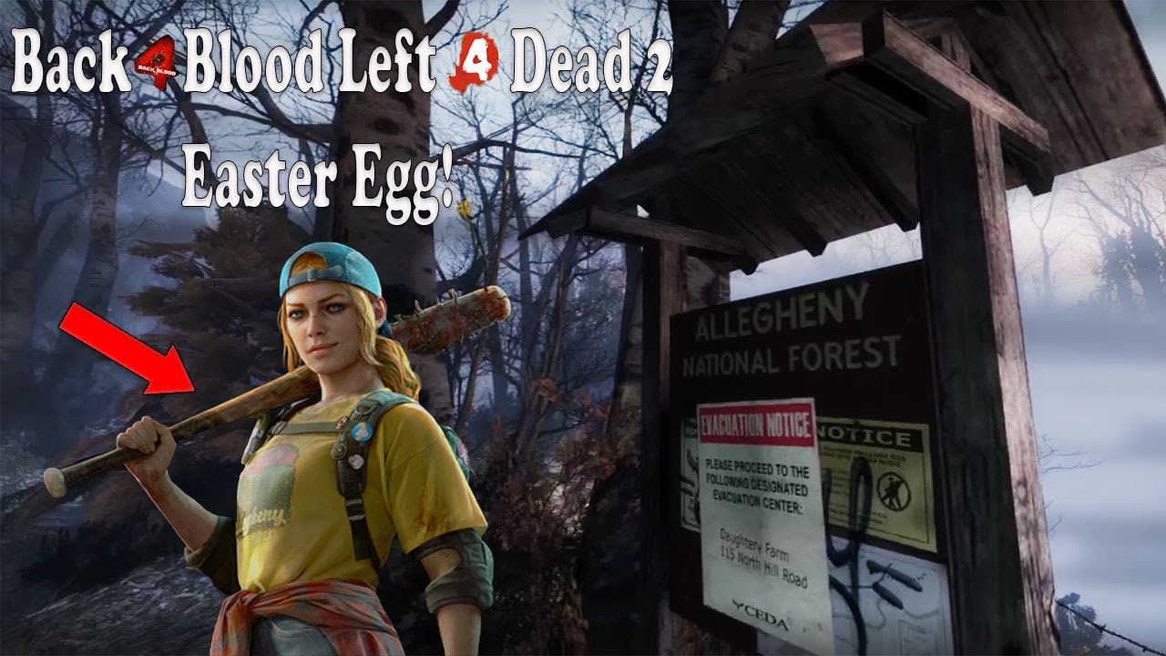 This L4D2 Easter Egg Was Hidden In Plain Sight - Back 4 Blood Left 4 Dead 2 Blood Harvest Easter Egg