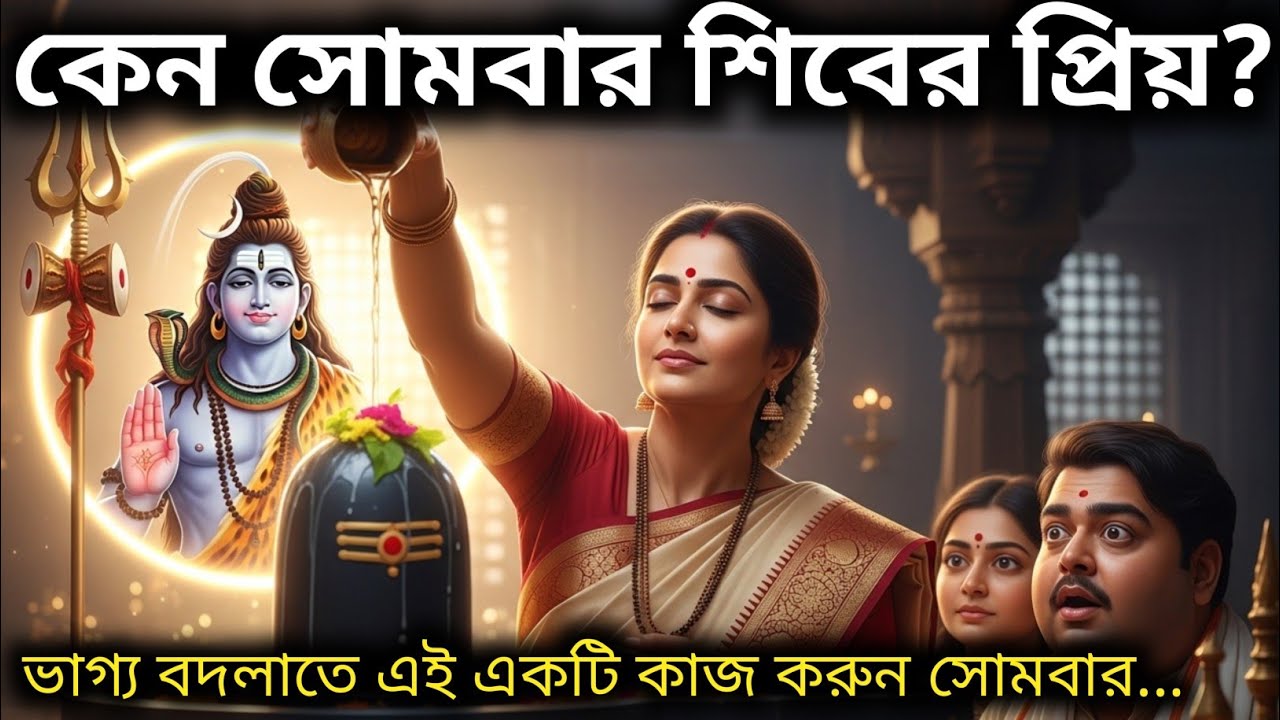 সোমবার কেন মহাদেবের প্রিয়? সোমবার দিনটি শুরু করার সঠিক নিয়ম ও মাহাত্ম্য। Monday Shiva Puja Vidhi