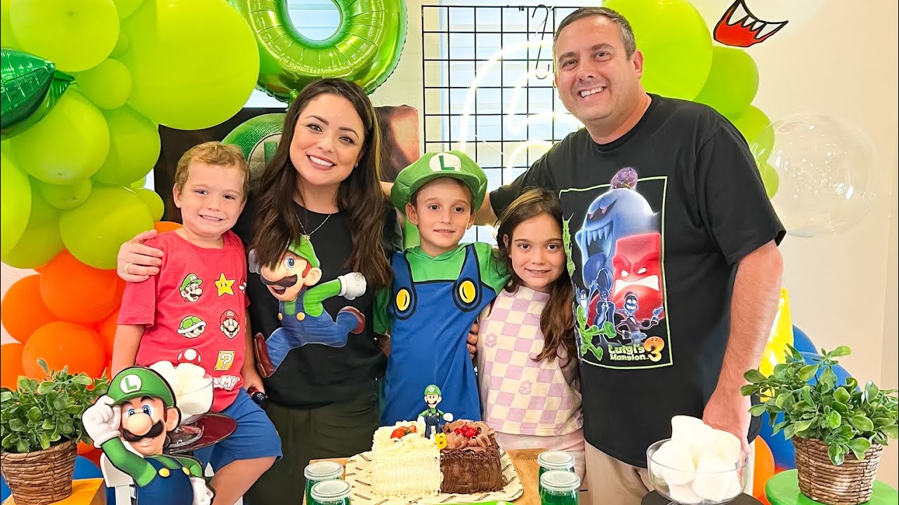 ANIVERSÁRIO SURPRESA DO HENRIQUE DE 6 ANOS DO LUIGI'S MANSION - FLÁVIA CALINA