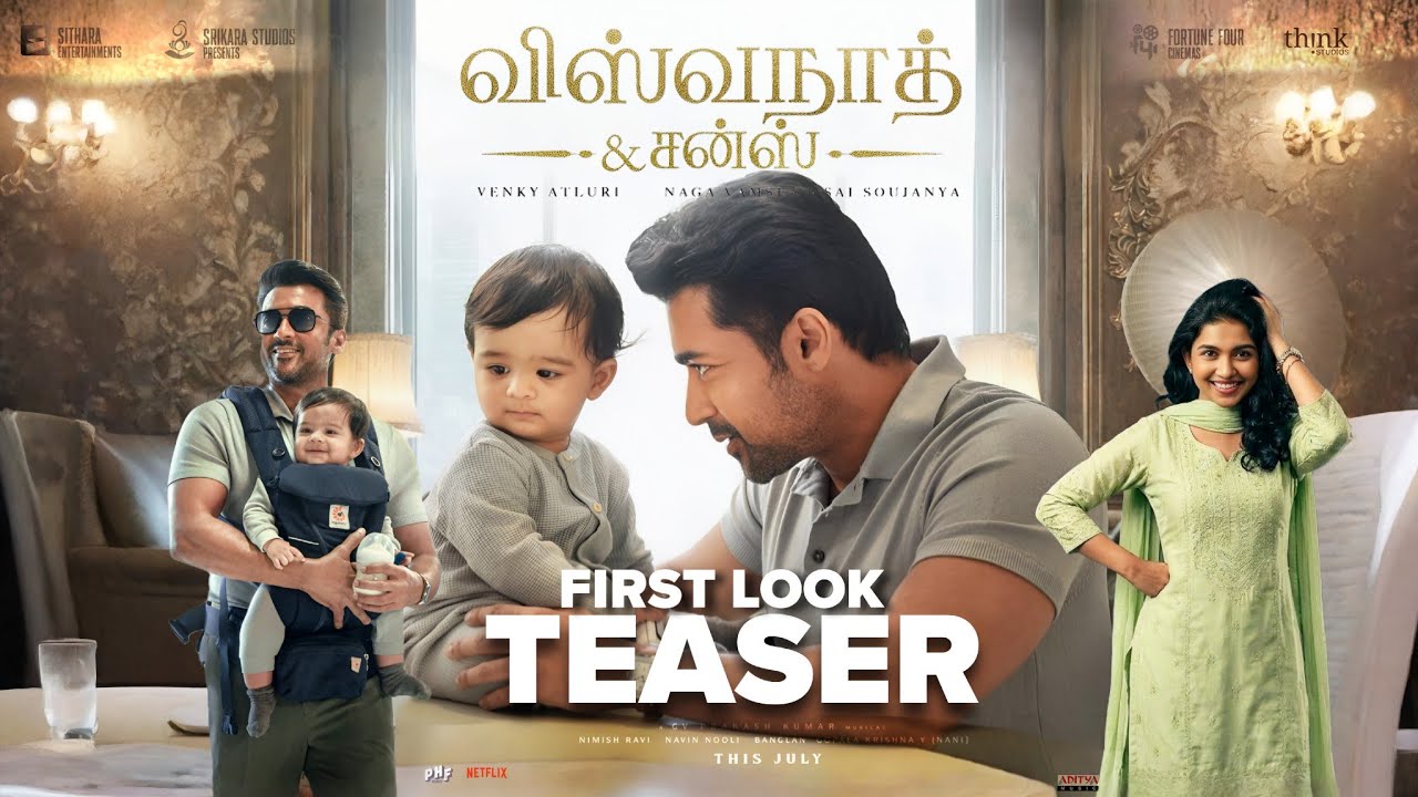 Vishwanath And Sons (Suriya 46) Tamil First Look Teaser 4K | Suriya | Mamitha Baiju | Raveena 