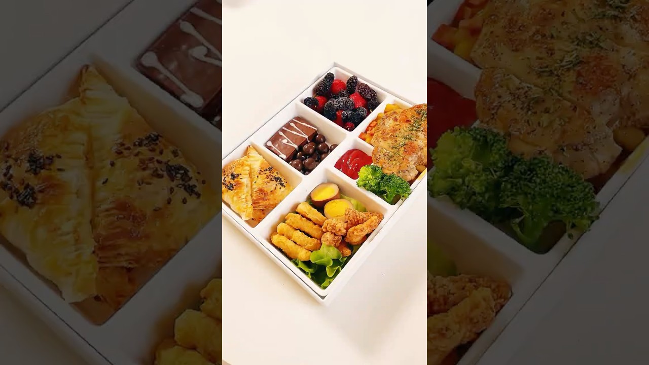 Make spring bento with me. 🍀🍱🥢 #asmr #satisfying #bento #spring #food #aesthetic #lifestyle