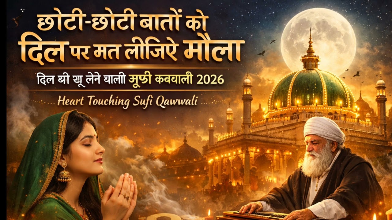 छोटी-छोटी बातों को दिल पर मत लीजिए मौला | दिल को छू लेने वाली सूफी कव्वाली 2026  Sufi Qawwali