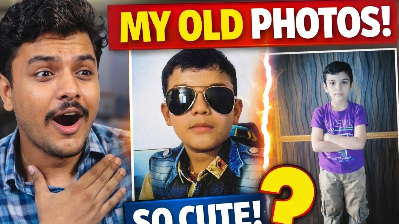 Reacting to my childhood photo 😁