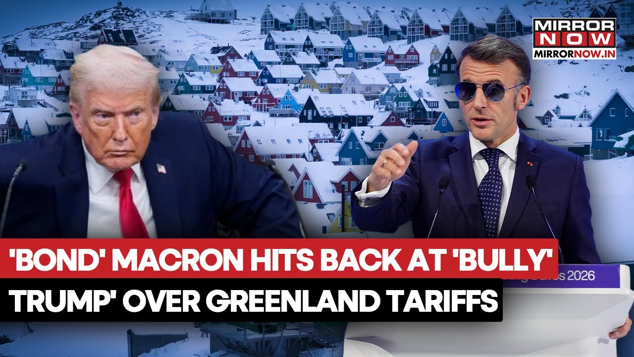 WEF Davos 2026: Macron Slams 'Bully' Trump Over Greenland Tariffs, Vows To Protect EU Sovereignty