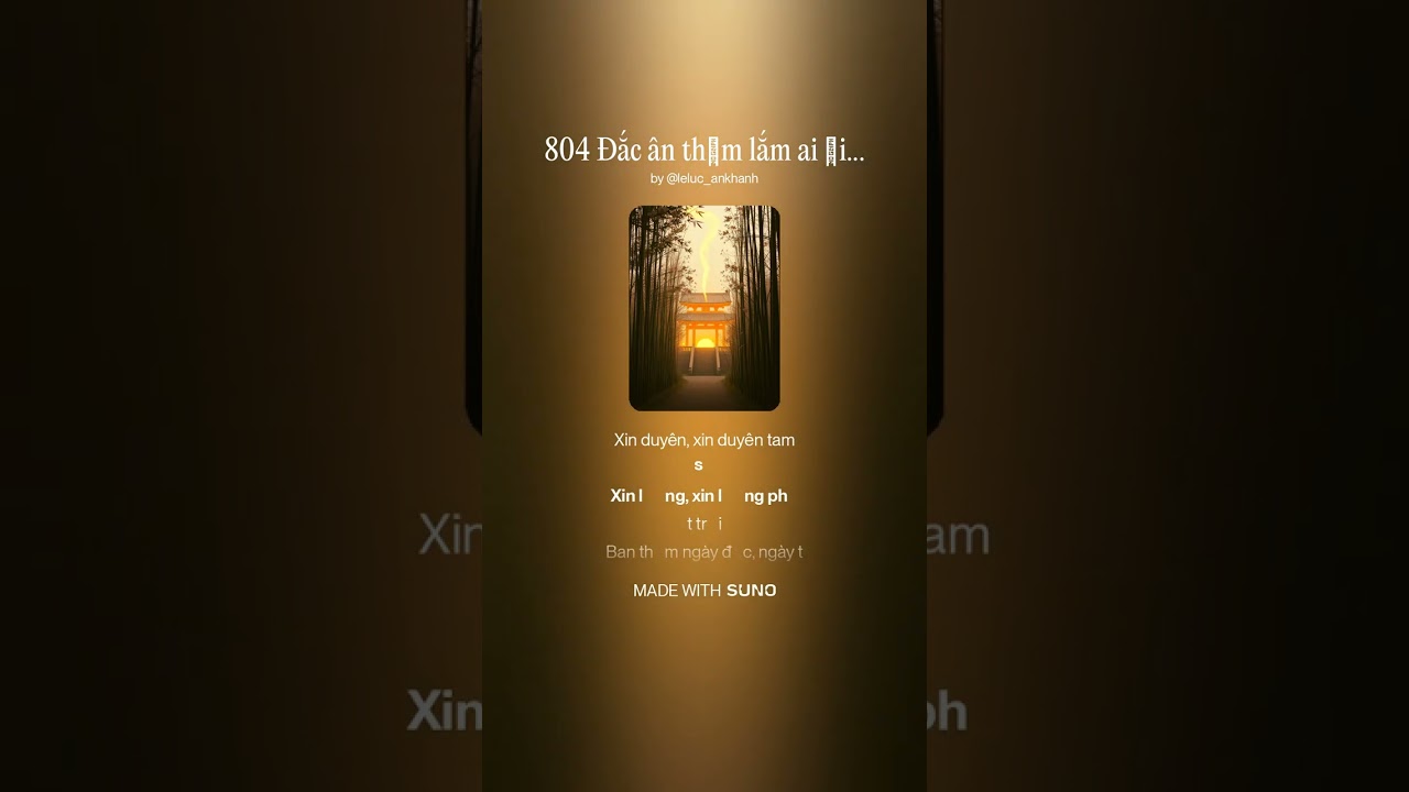 804 Đắc ân thơm lắm ai ơi, lộc tâm đức nghĩa
