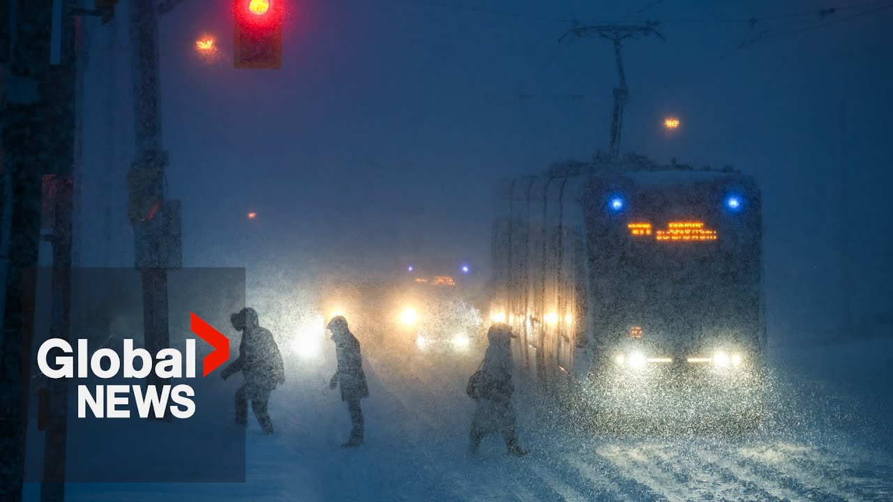 Flights, schools cancelled in Toronto as ‘historic’ winter storm wallops Ontario