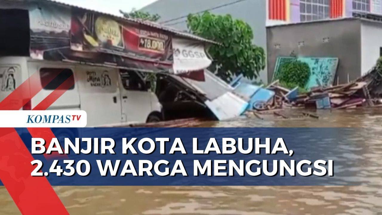 2.430 Warga Mengungsi Akibat Banjir yang Melanda Kota Labuha Halmahera Selatan