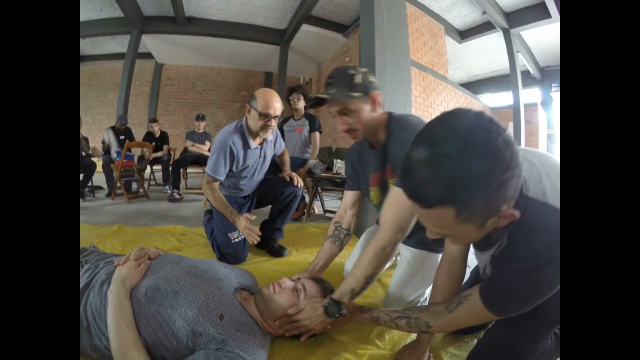 Turma Acesso Alpinismo e Resgate Industrial finalizando o Curso de 1&deg; Socorros 16Horas.