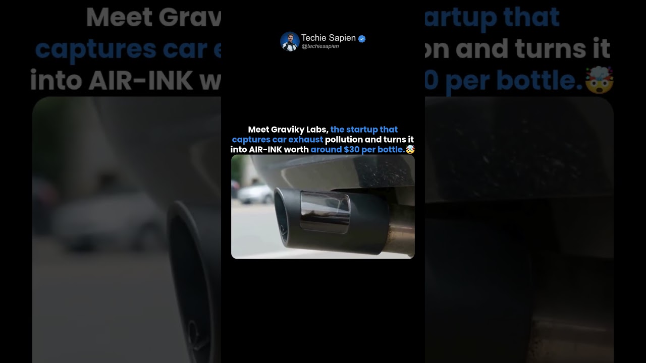 Meet Graviky Labs: The Startup Turning Car Exhaust Into Premium AIR-INK🤯