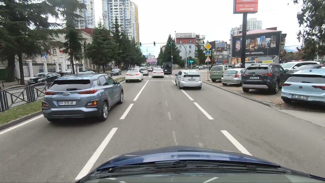 Батуми, экзаменационный маршрут Хопа.