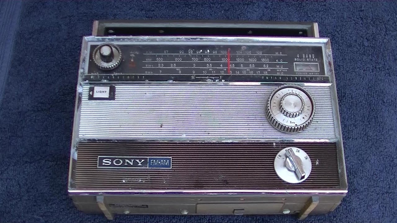 Sony TFM1000 AM FM SW Vintage Radio Decrustification