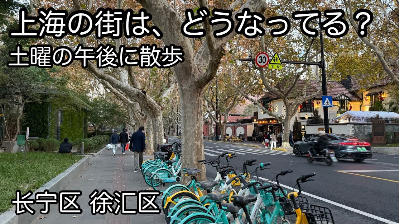 上海の街を散歩 长宁区 徐汇区  2025年12月撮影