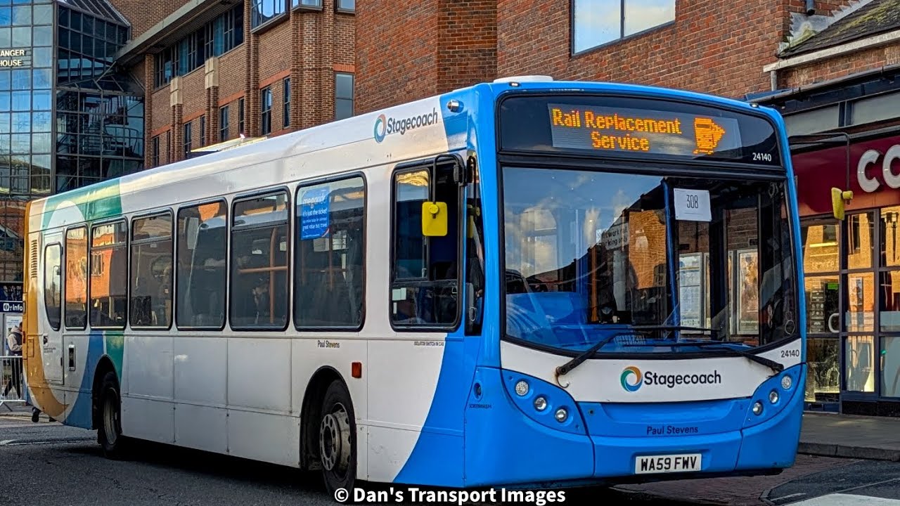 *Epic Thrash & Screaming Voith!* Stagecoach South West MAN 18.240LF/ADL Enviro 300 24140 (WA59 FWV) 