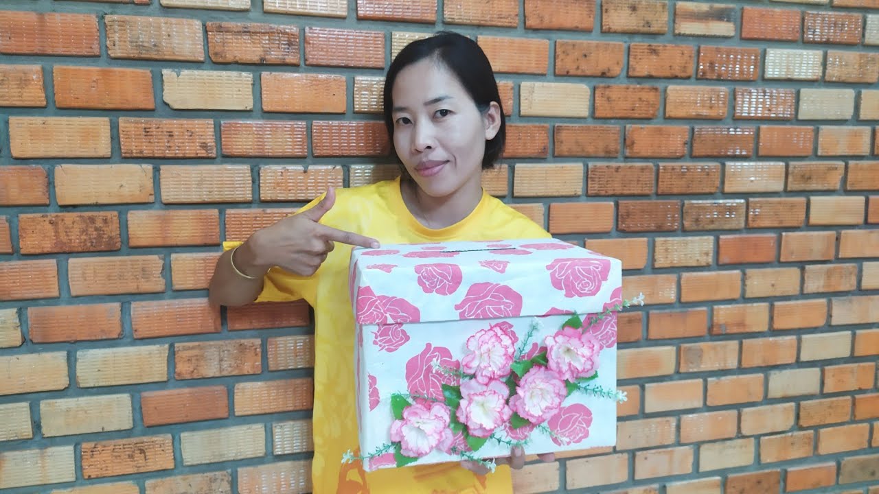 DIY วิธีทำกล่องใส่ซองงานแต่งจากกล่อง A4