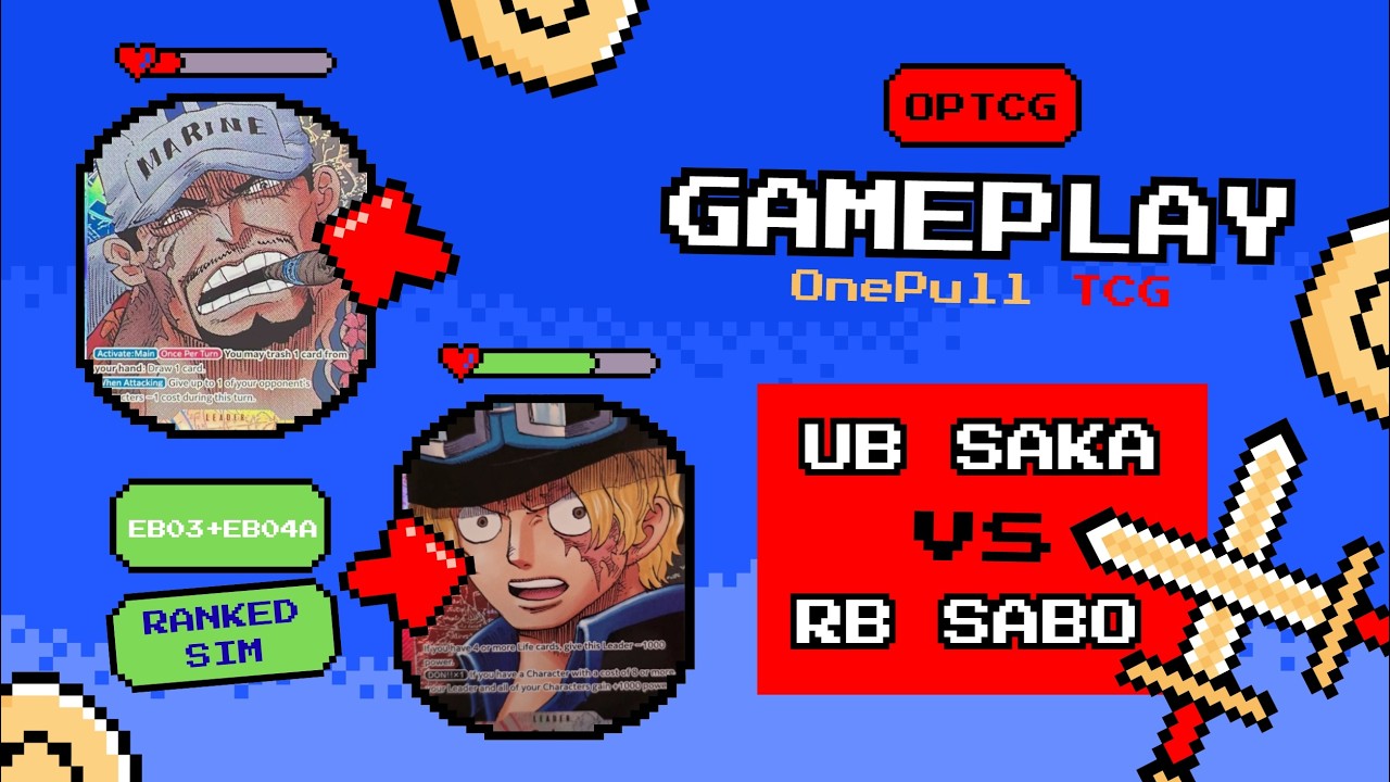 OP14+EB03+EB04a UB Sakazuki Vs RB Sabo 4