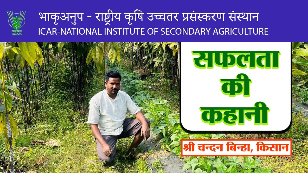 सफलता की कहानी | श्री चन्दन बिन्हा , किसान, झारखण्ड | ICAR - NISA ||