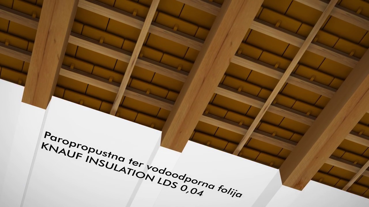 Naravna in učinkovita izolacija podstrešij in mansard s stekleno volno Knauf Insulation Ecose