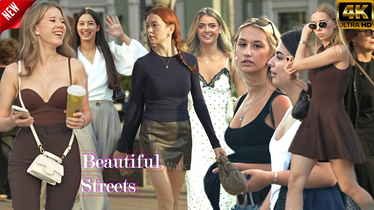 💓4K AMAZING TOUR OF MOSCOW'S BEAUTIFUL STREETS