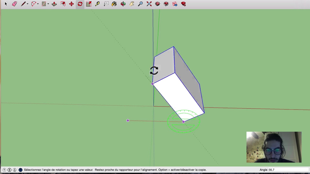 [TUTO Sketchup] Comment faire pivoter un composant dans Sketchup ?